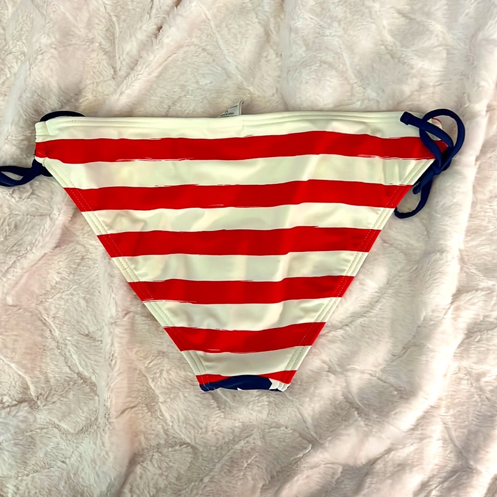 Red White Blue California Waves 2 piece SZ med - Picture 6 of 7
